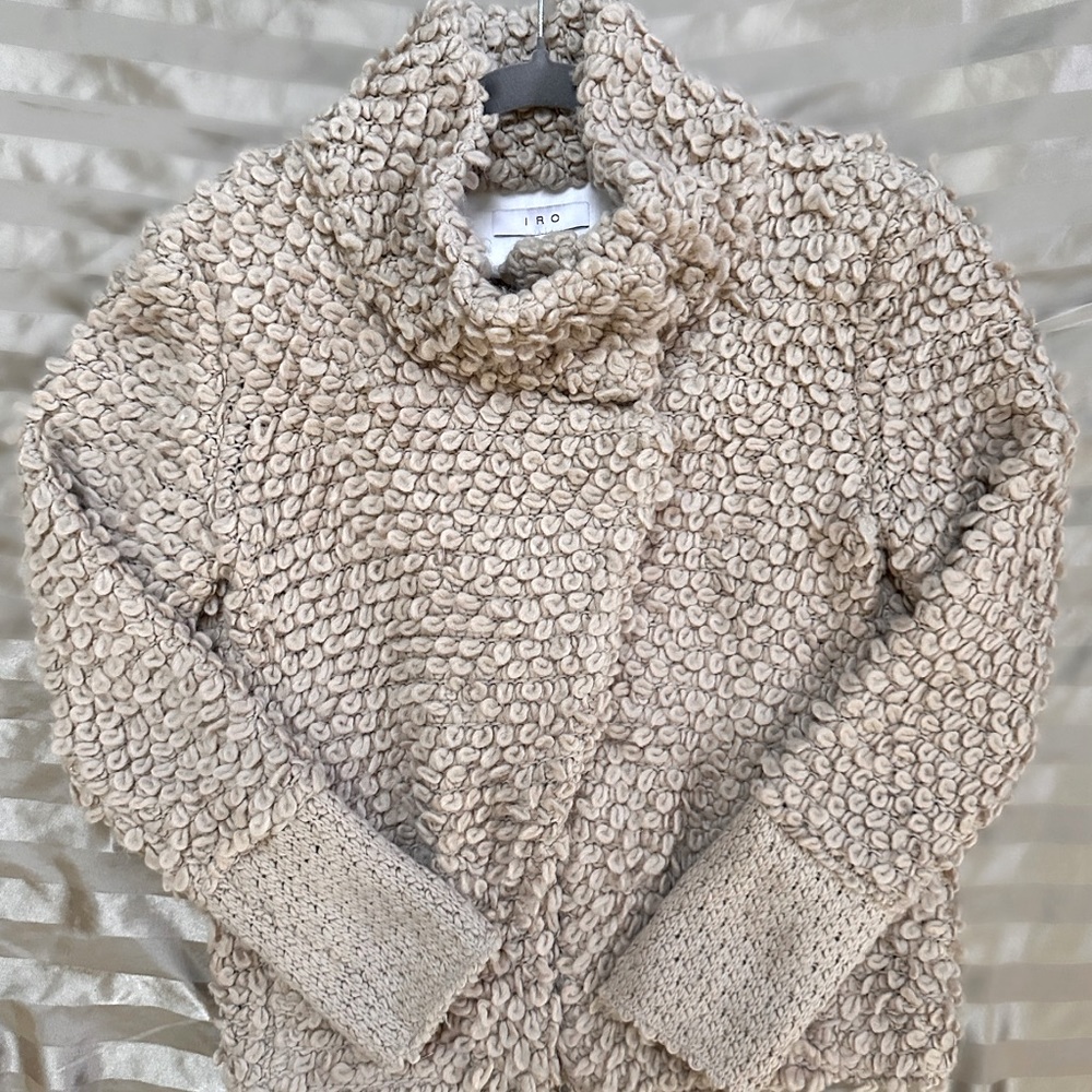 SALE IRO loop knit jacket | fits more like US med 8-10 - Picture 2 of 11